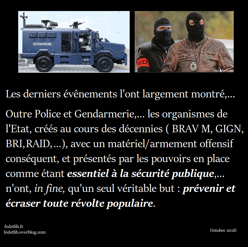 Un arsenal de guerre&nbsp;civile